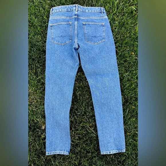 Black and Blue Bootcut Jeans with Classic Style/LIMITED EDITION/MEN’S